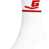 Red Crew Sock